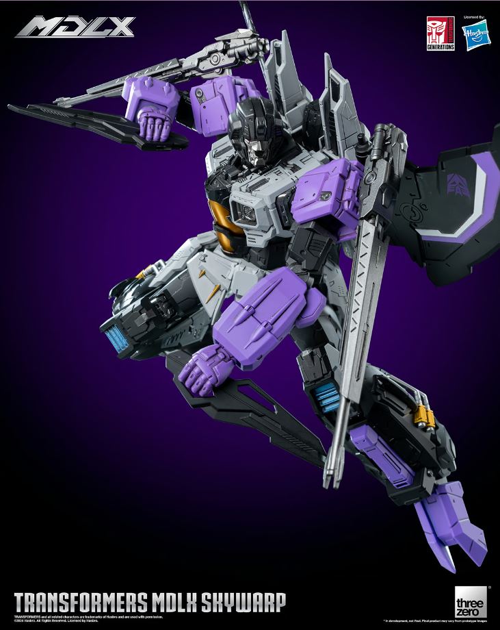ThreeZero Transformers Skywarp MDLX Action Figure product image 7, provided for visual reference and product detail review