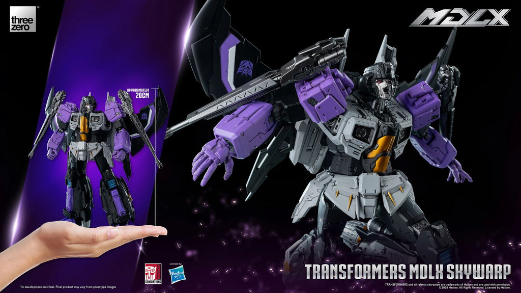 ThreeZero Transformers Skywarp MDLX Action Figure product image 8, provided for visual reference and product detail review