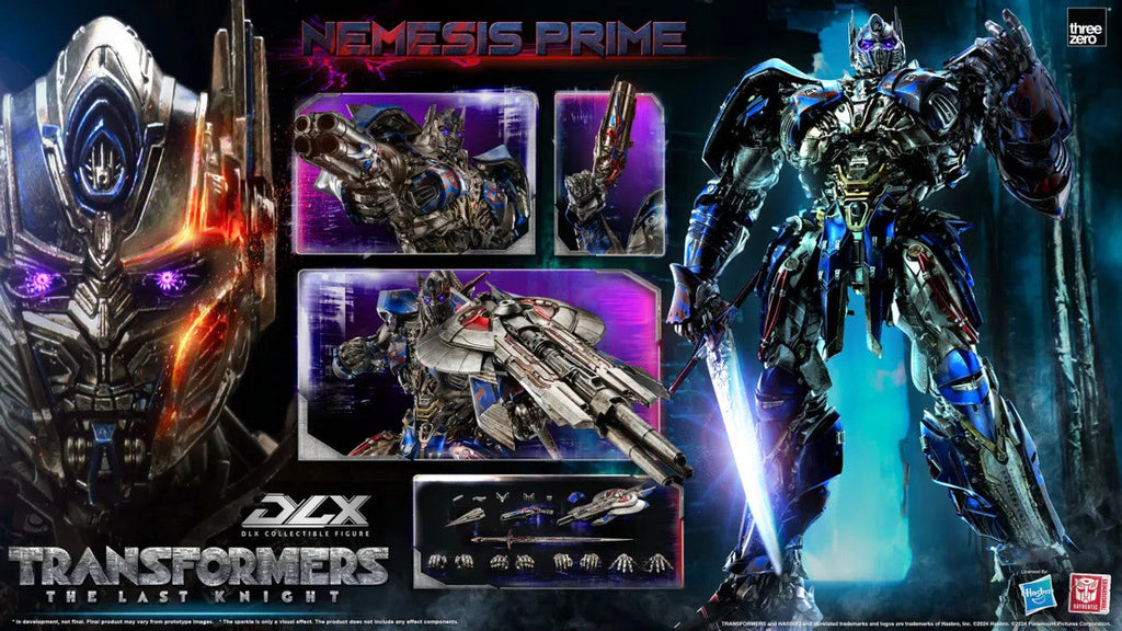 ThreeZero Transformers: The Last Knight Nemesis Prime DLX Action Figure product image 6, provided for visual reference and