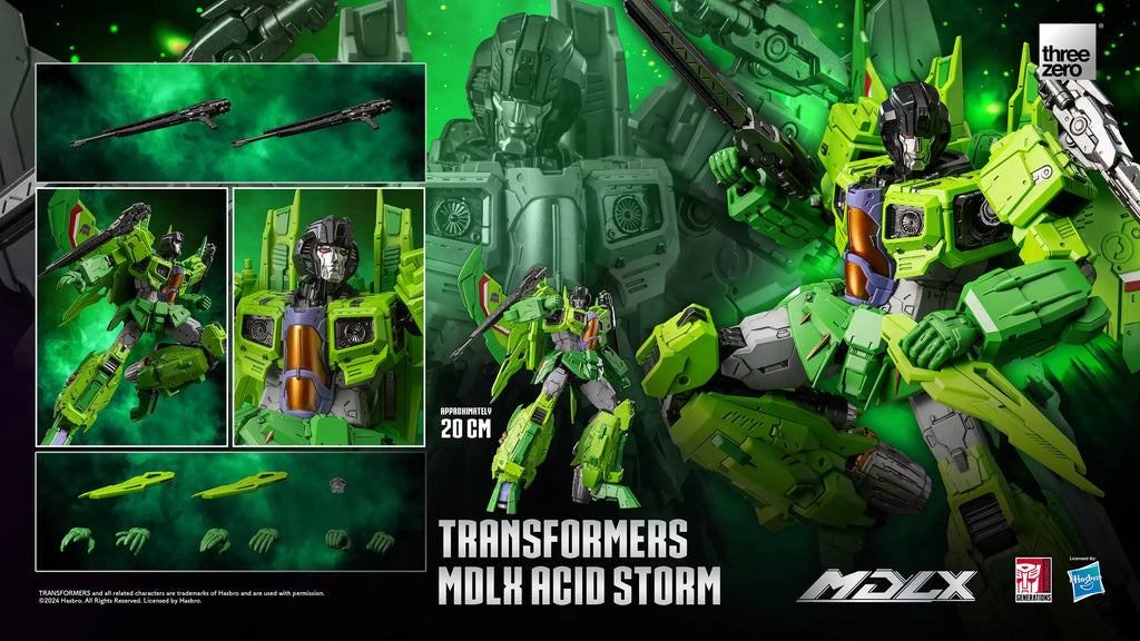 ThreeZero Transformers Acid Storm MDLX Exclusive Action Figure product image 2, provided for visual reference and product