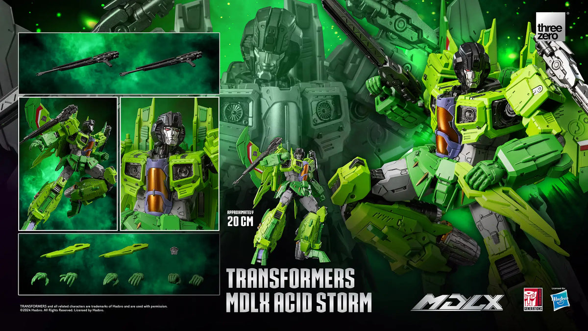 ThreeZero Transformers Acid Storm MDLX Exclusive Action Figure product image 2, provided for visual reference and product