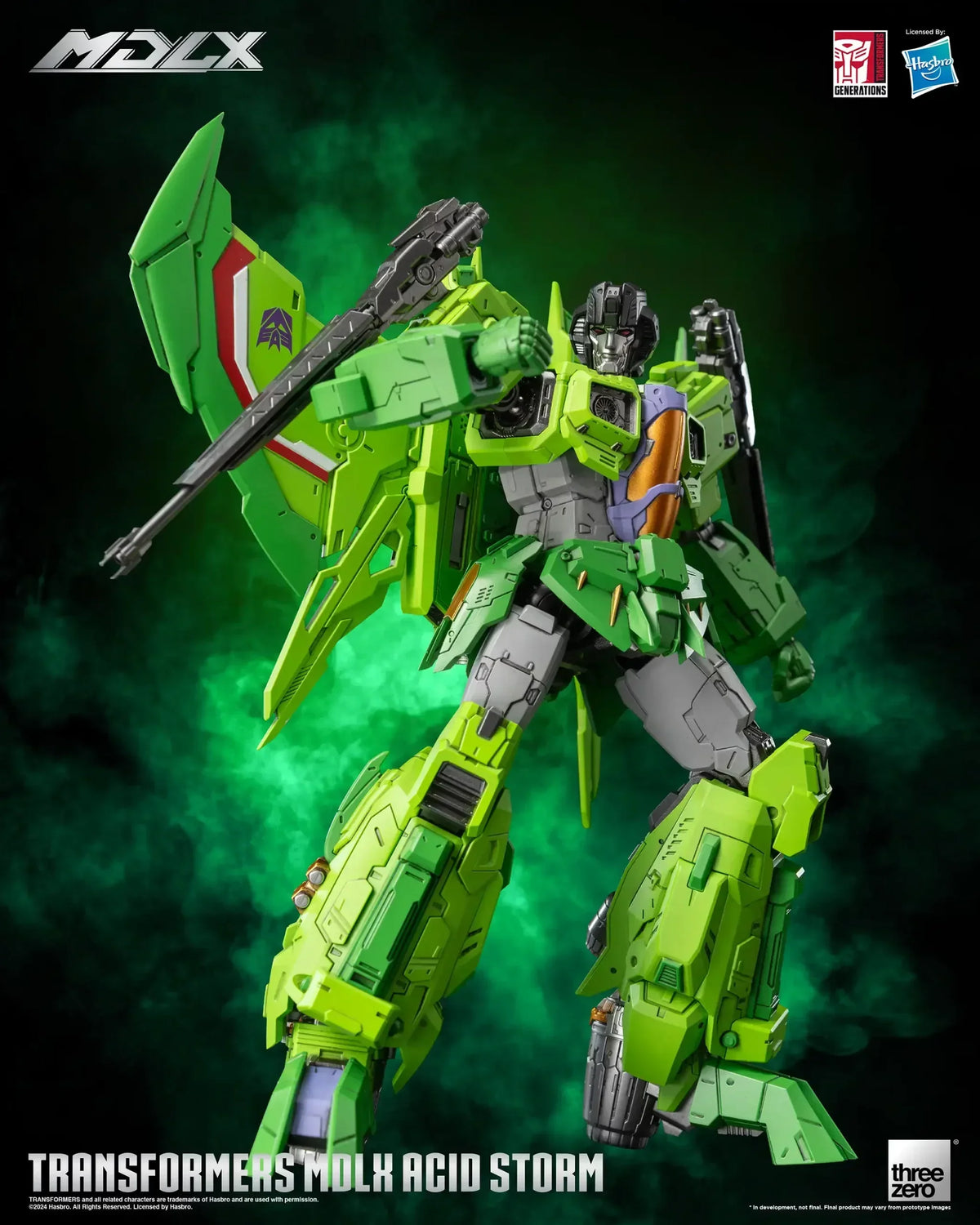 ThreeZero Transformers Acid Storm MDLX Exclusive Action Figure product image 3, provided for visual reference and product