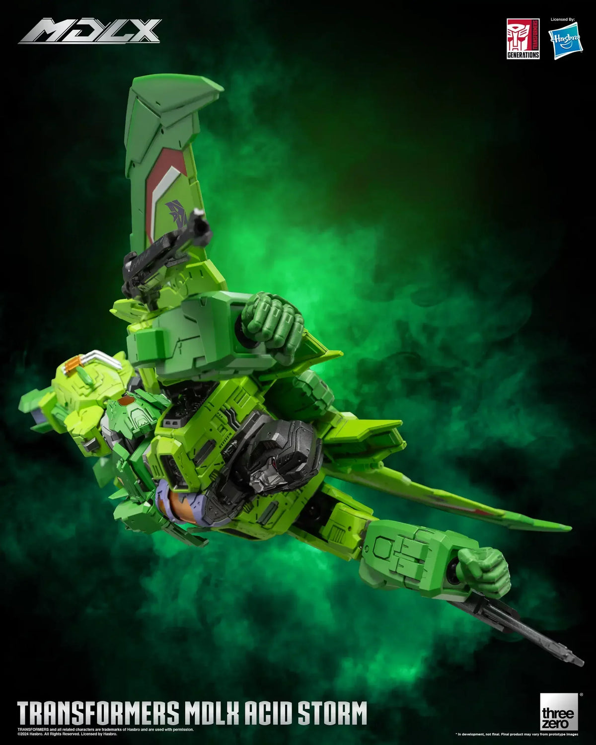 ThreeZero Transformers Acid Storm MDLX Exclusive Action Figure product image 6, provided for visual reference and product