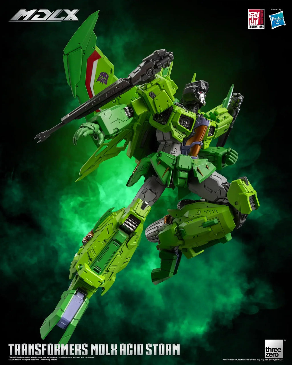 ThreeZero Transformers Acid Storm MDLX Exclusive Action Figure product image 5, provided for visual reference and product
