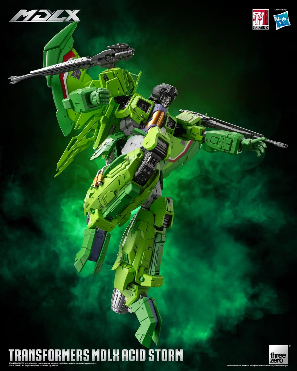 ThreeZero Transformers Acid Storm MDLX Exclusive Action Figure product image 8, provided for visual reference and product