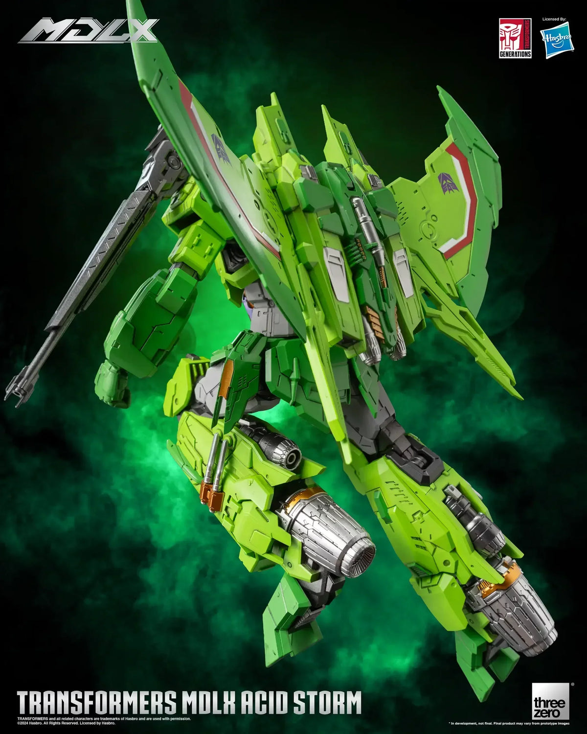 ThreeZero Transformers Acid Storm MDLX Exclusive Action Figure product image 9, provided for visual reference and product