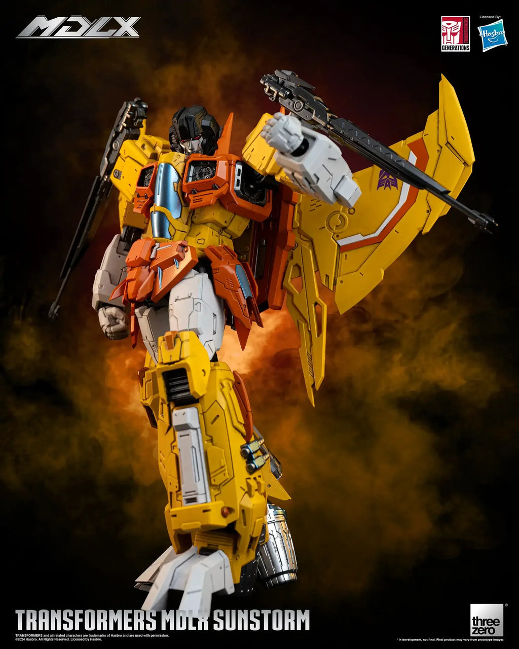 ThreeZero Transformers Sunstorm MDLX Exclusive Action Figure product image 4, provided for visual reference and product