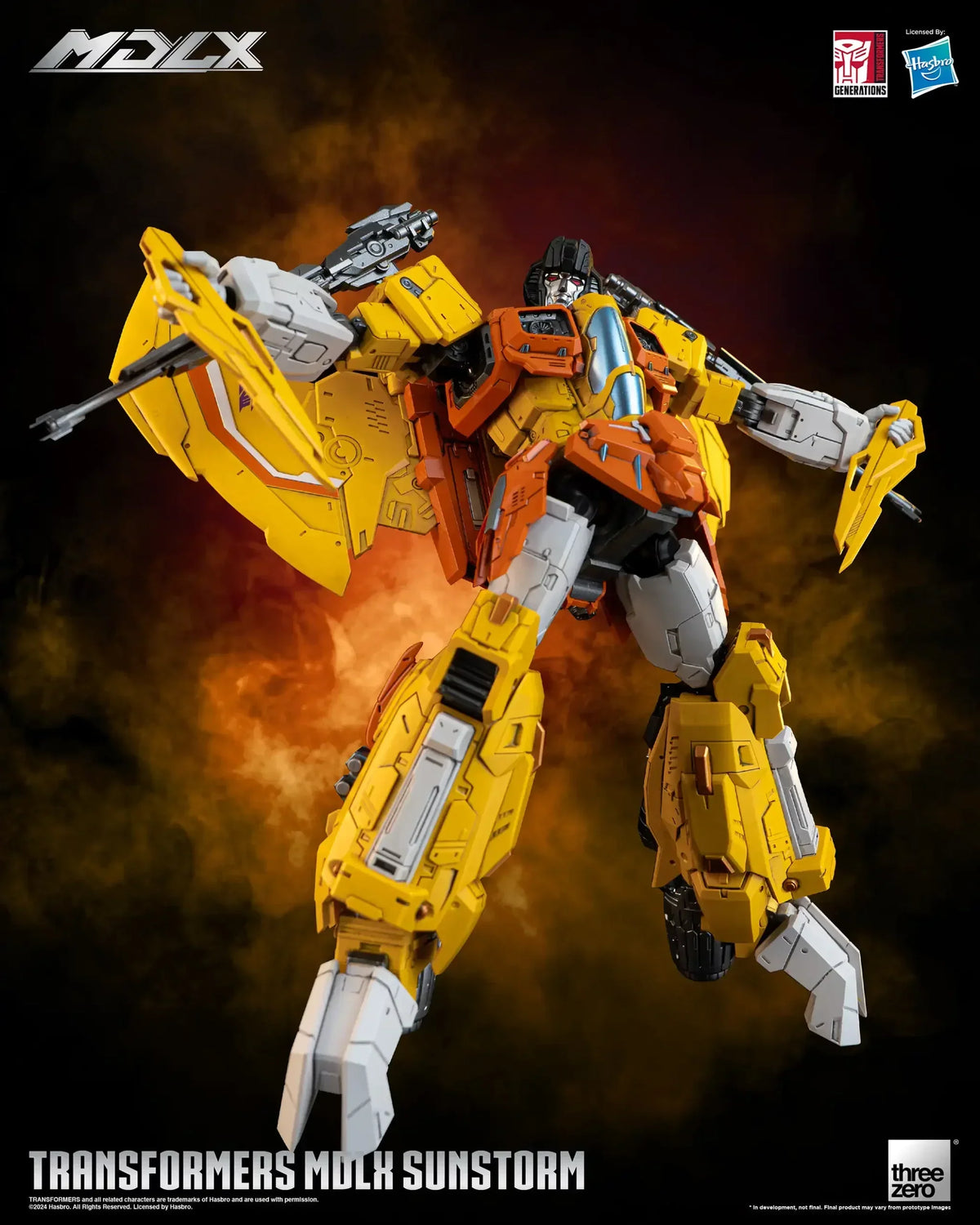 ThreeZero Transformers Sunstorm MDLX Exclusive Action Figure product image 7, provided for visual reference and product