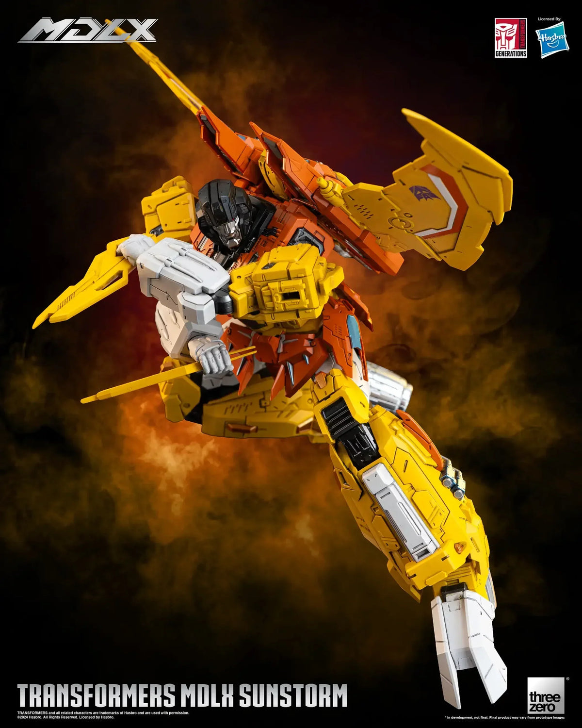 ThreeZero Transformers Sunstorm MDLX Exclusive Action Figure product image 9, provided for visual reference and product