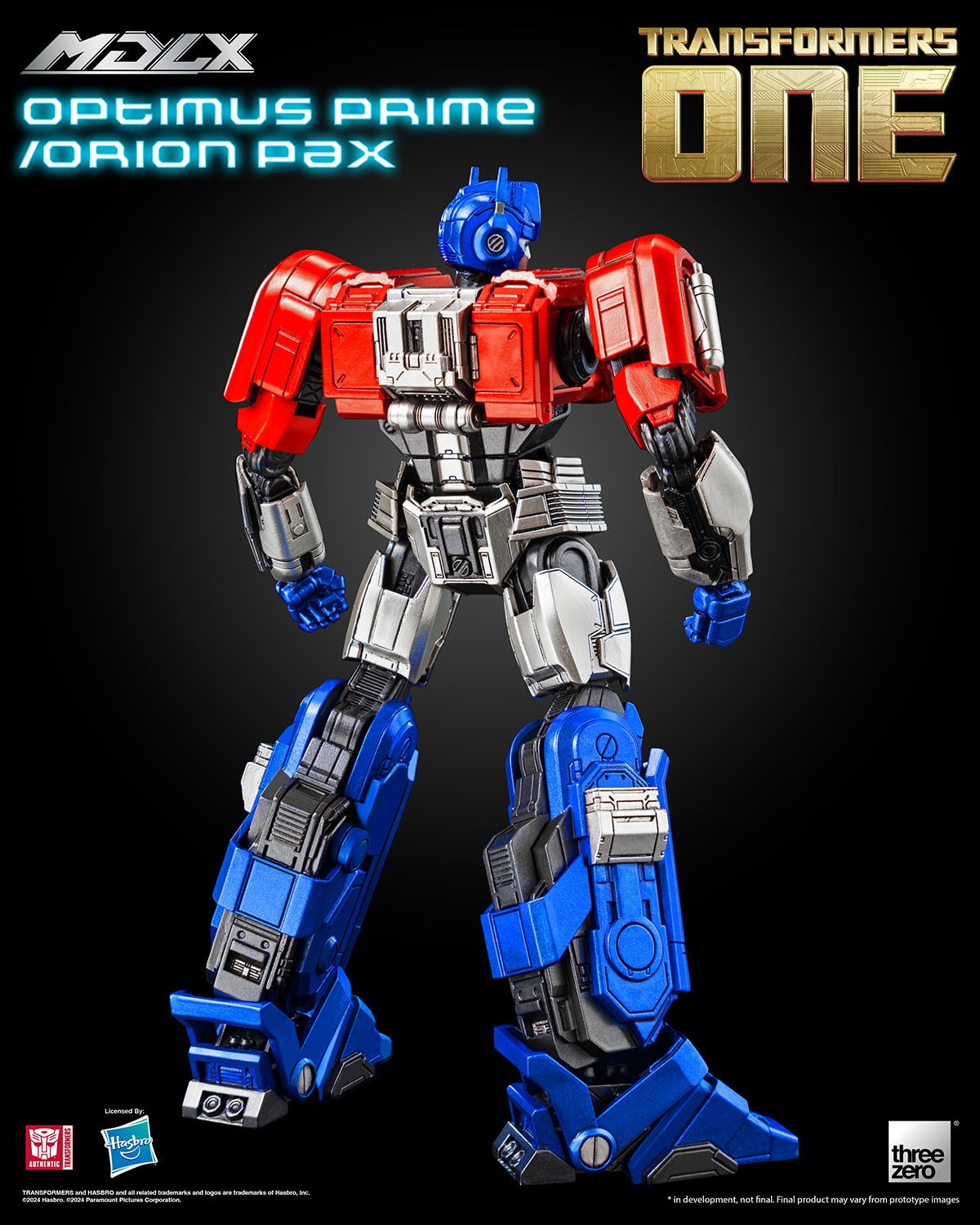 ThreeZero Transformers One Optimus Prime / Orion Pax MDLX Action Figure product image 12, provided for visual reference and