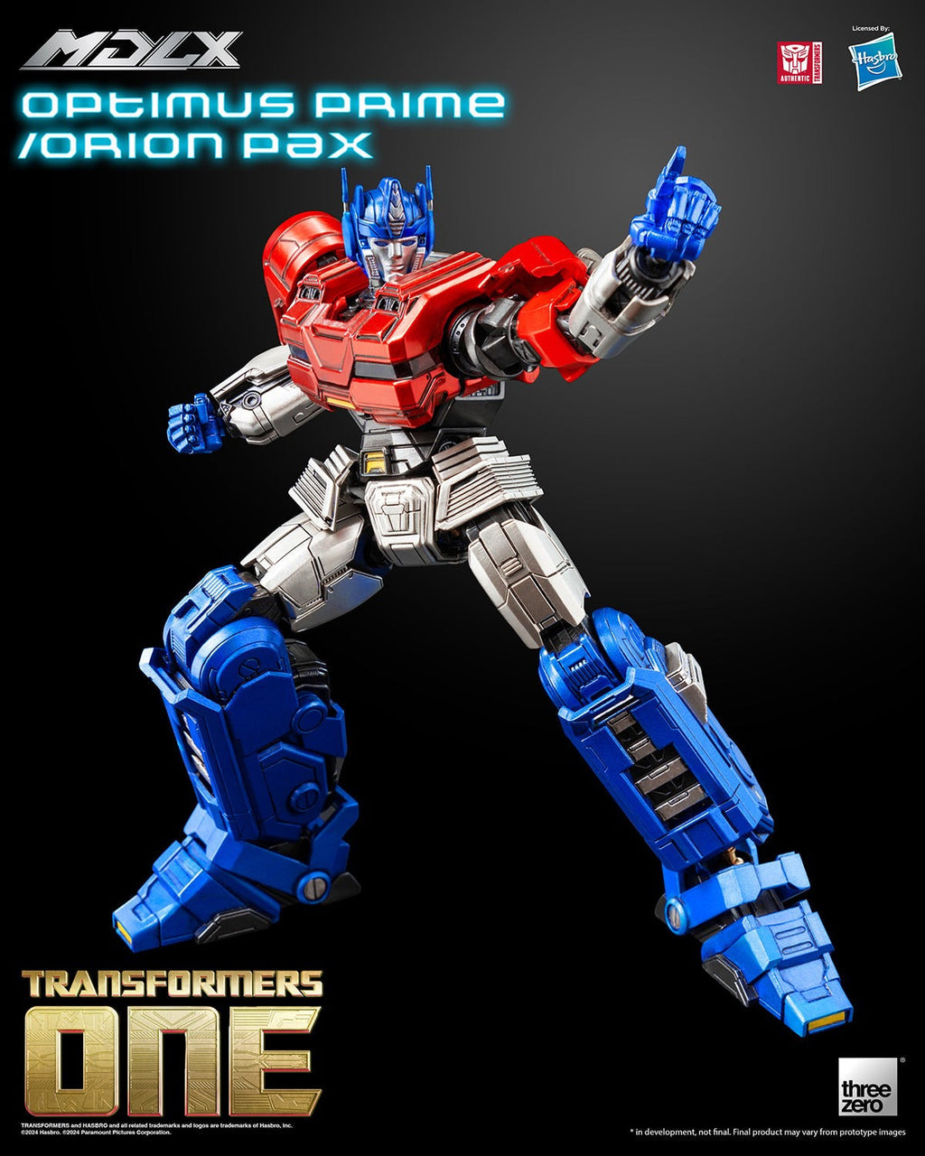 ThreeZero Transformers One Optimus Prime / Orion Pax MDLX Action Figure product image 10, provided for visual reference and