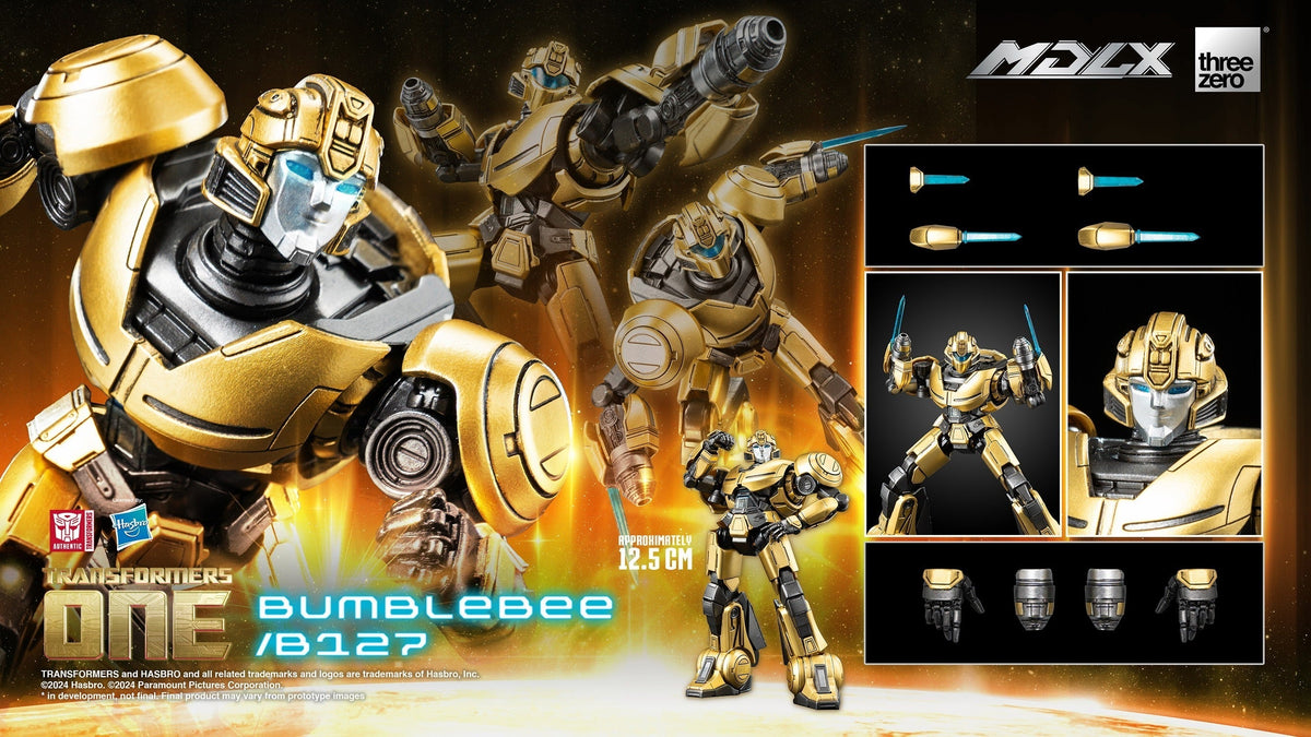 ThreeZero Transformers One Bumblebee / B127 MDLX Action Figure product image 2, provided for visual reference and product