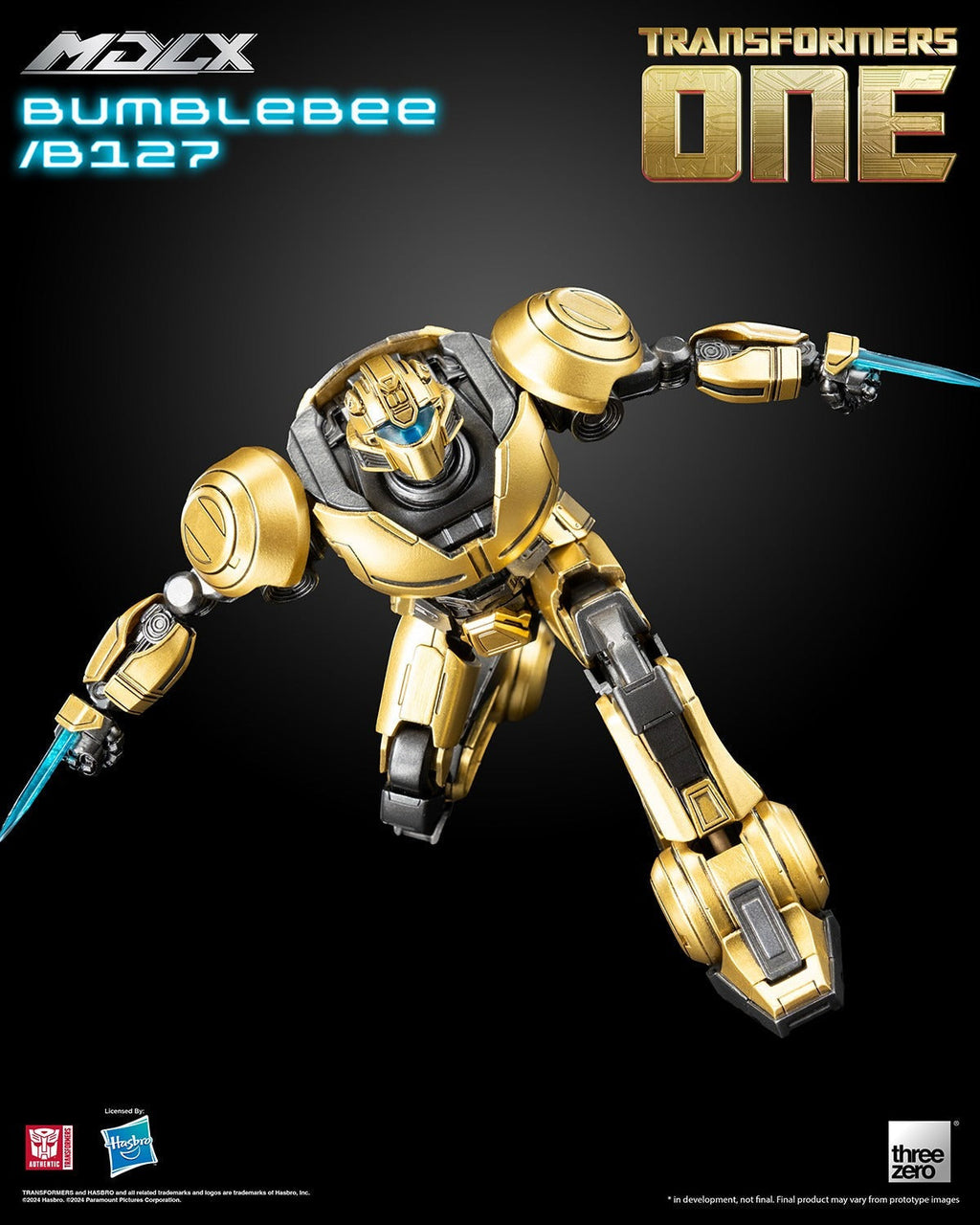 ThreeZero Transformers One Bumblebee / B127 MDLX Action Figure product image 12, provided for visual reference and product