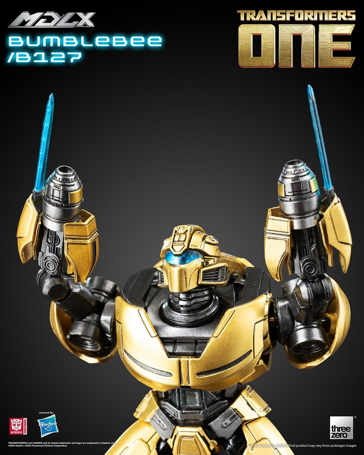 ThreeZero Transformers One Bumblebee / B127 MDLX Action Figure product image 20, provided for visual reference and product