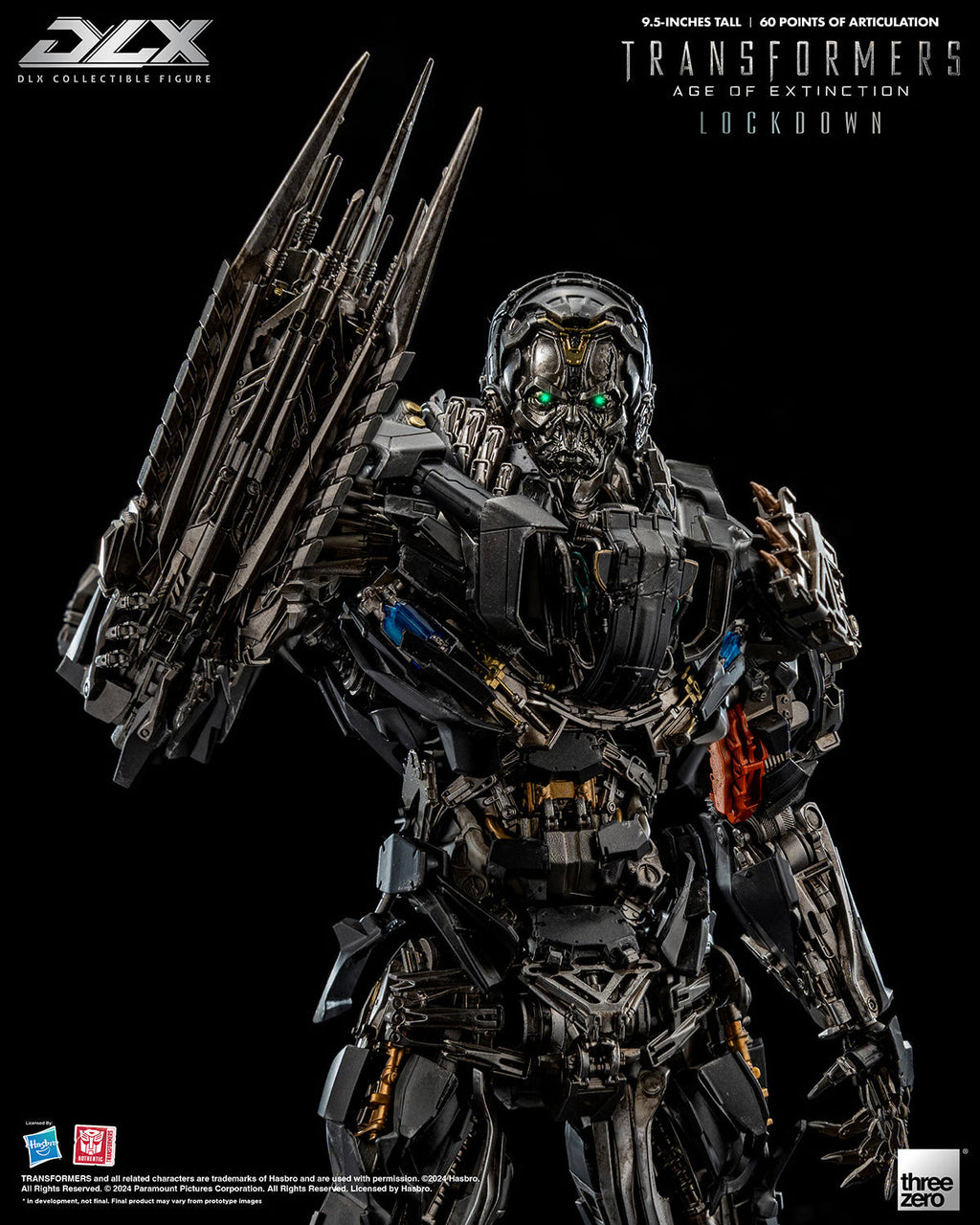 ThreeZero DLX Transformers: Age of Extinction Lockdown Action Figure product image 5, provided for visual reference and