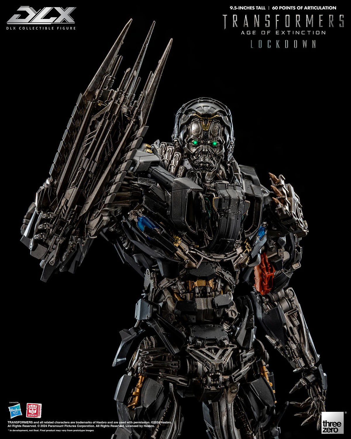 ThreeZero DLX Transformers: Age of Extinction Lockdown Action Figure product image 5, provided for visual reference and