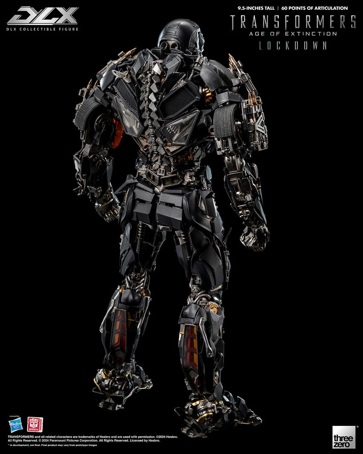 ThreeZero DLX Transformers: Age of Extinction Lockdown Action Figure product image 12, provided for visual reference and