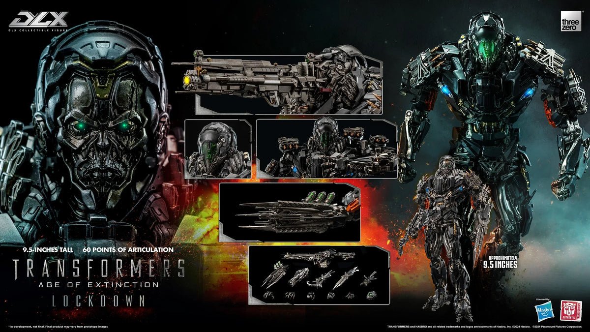 ThreeZero DLX Transformers: Age of Extinction Lockdown Action Figure product image 16, provided for visual reference and