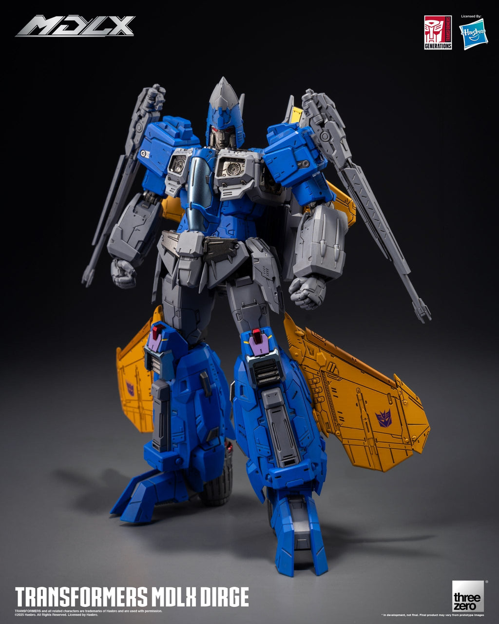ThreeZero Transformers Dirge MDLX Action Figure product image 3, provided for visual reference and product detail review