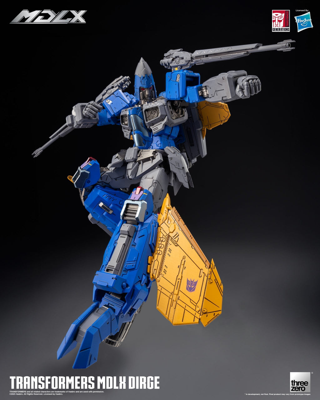 ThreeZero Transformers Dirge MDLX Action Figure product image 7, provided for visual reference and product detail review