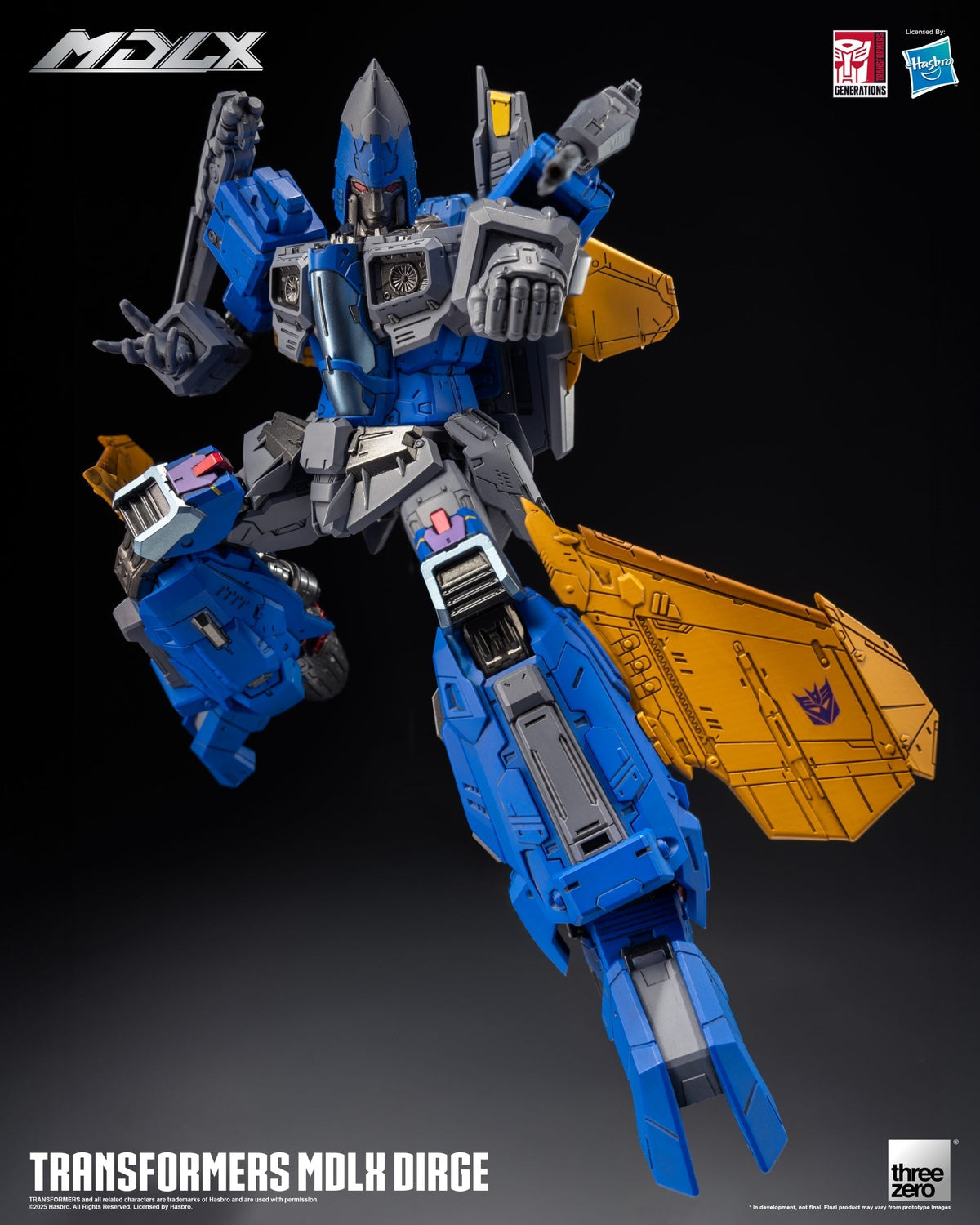 ThreeZero Transformers Dirge MDLX Action Figure product image 8, provided for visual reference and product detail review