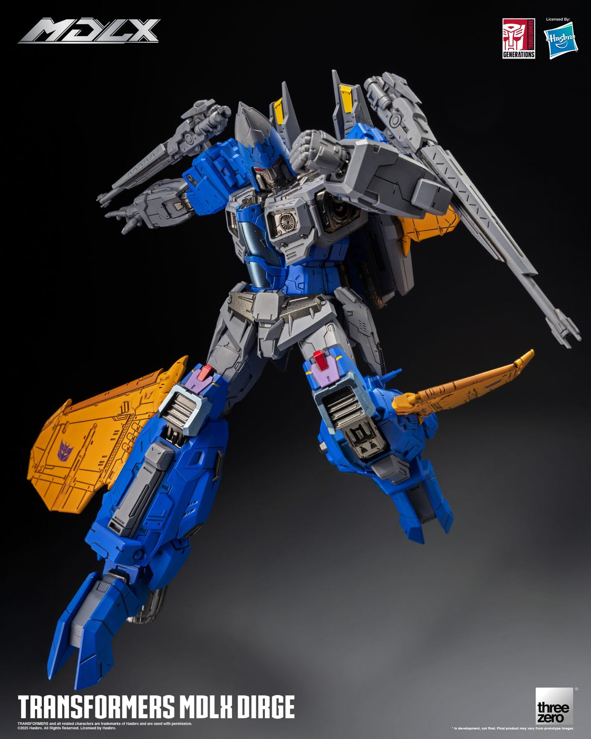 ThreeZero Transformers Dirge MDLX Action Figure product image 9, provided for visual reference and product detail review