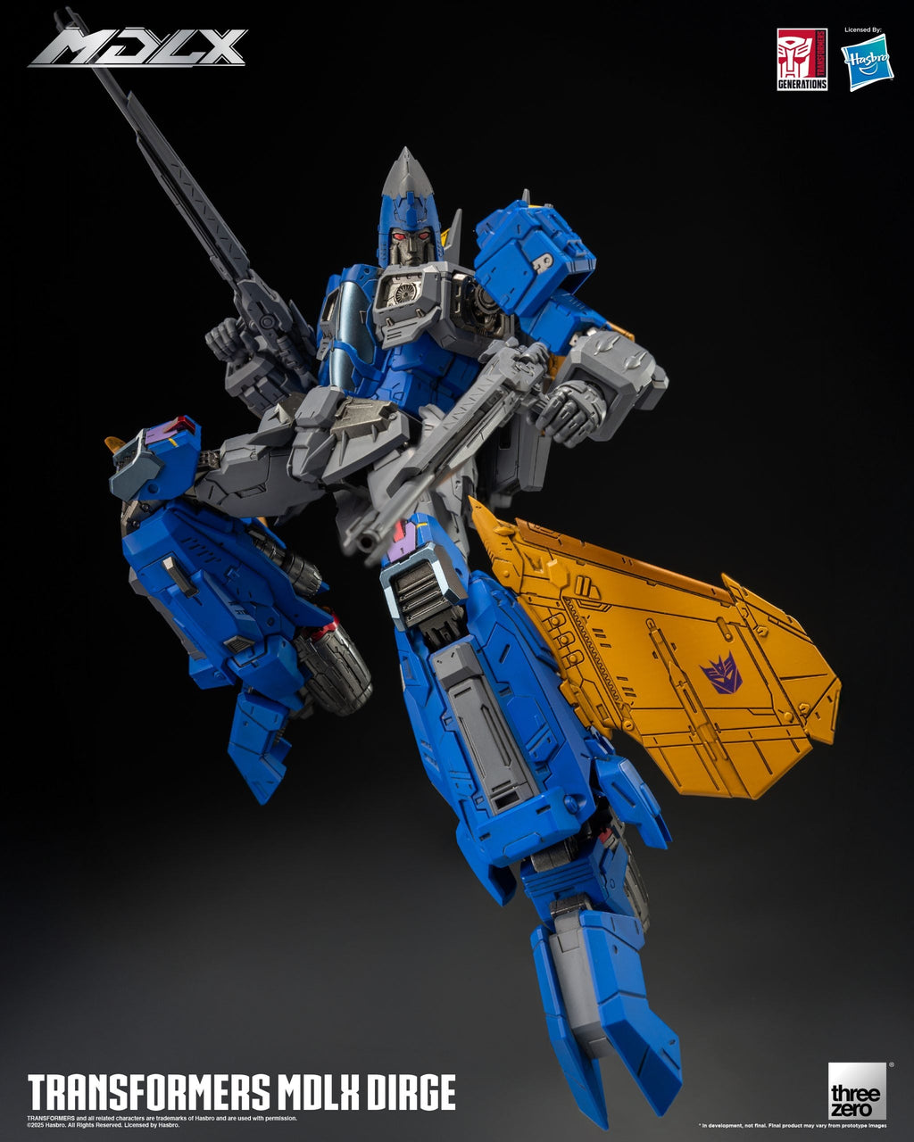 ThreeZero Transformers Dirge MDLX Action Figure product image 10, provided for visual reference and product detail review