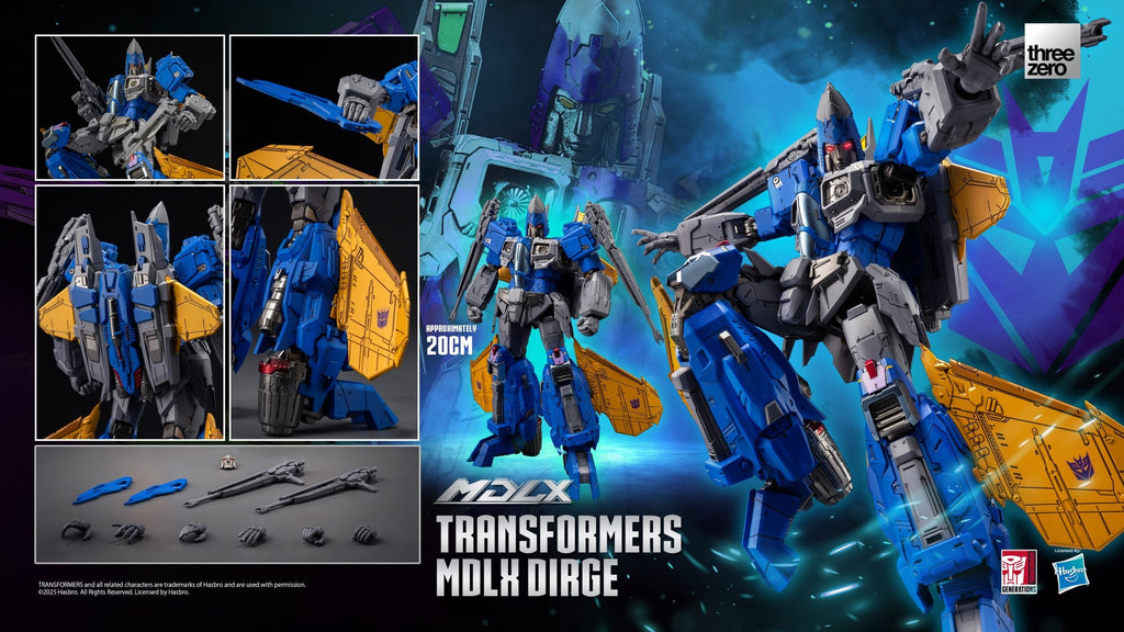 ThreeZero Transformers Dirge MDLX Action Figure product image 2, provided for visual reference and product detail review