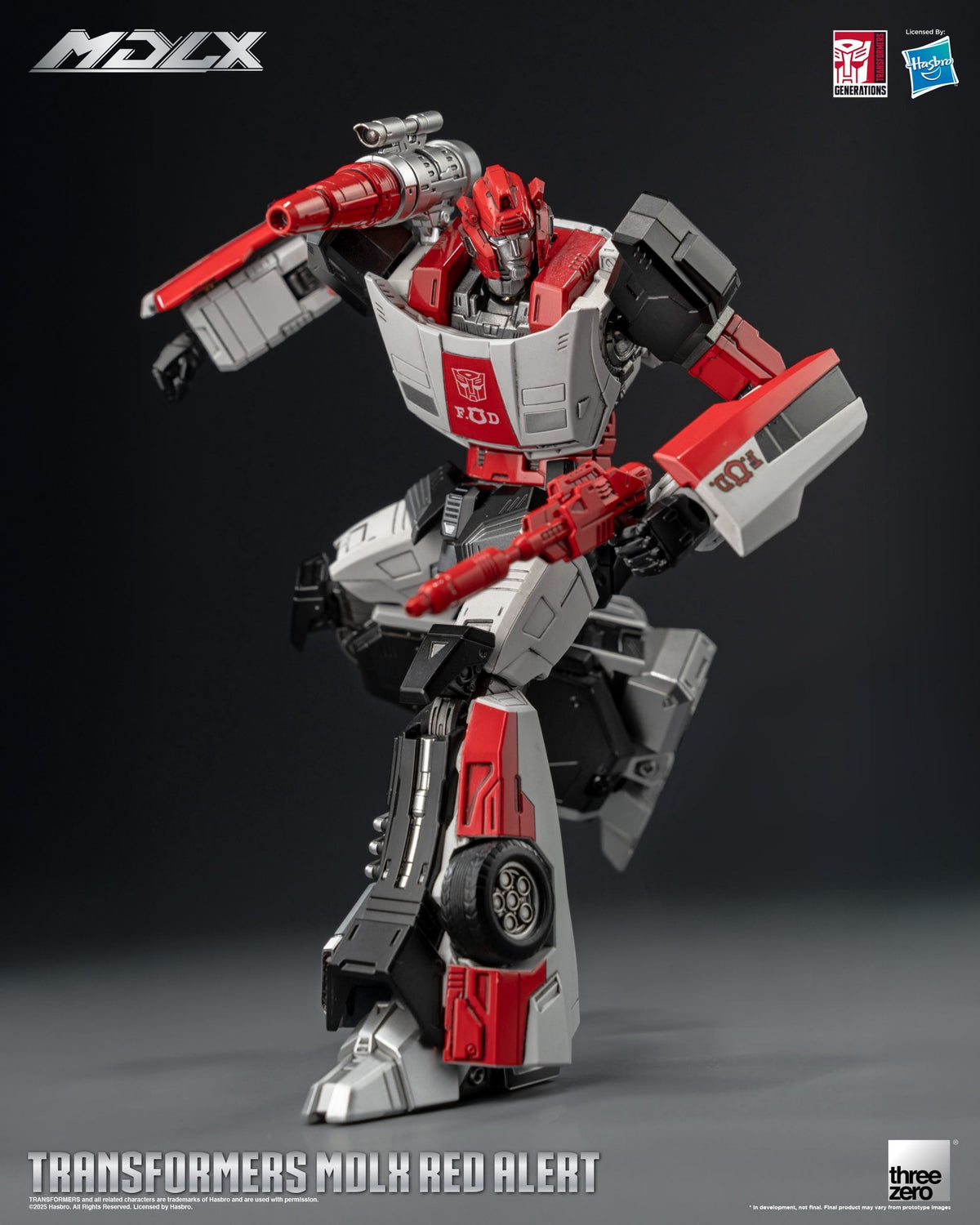 ThreeZero Transformers Red Alert MDLX Action Figure product image 5, provided for visual reference and product detail review