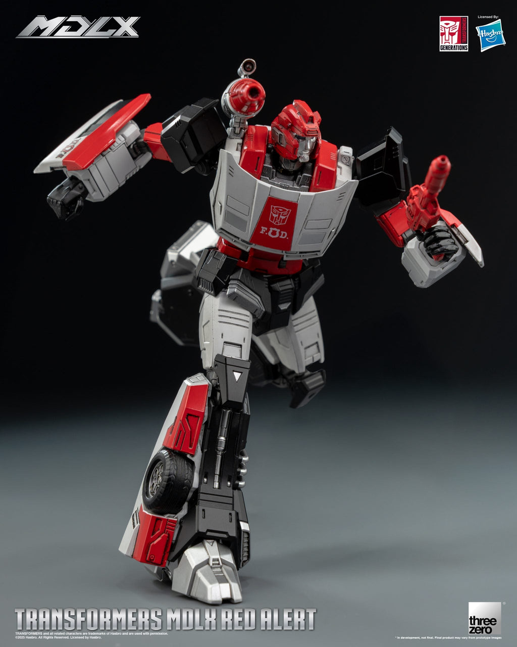 ThreeZero Transformers Red Alert MDLX Action Figure product image 6, provided for visual reference and product detail review