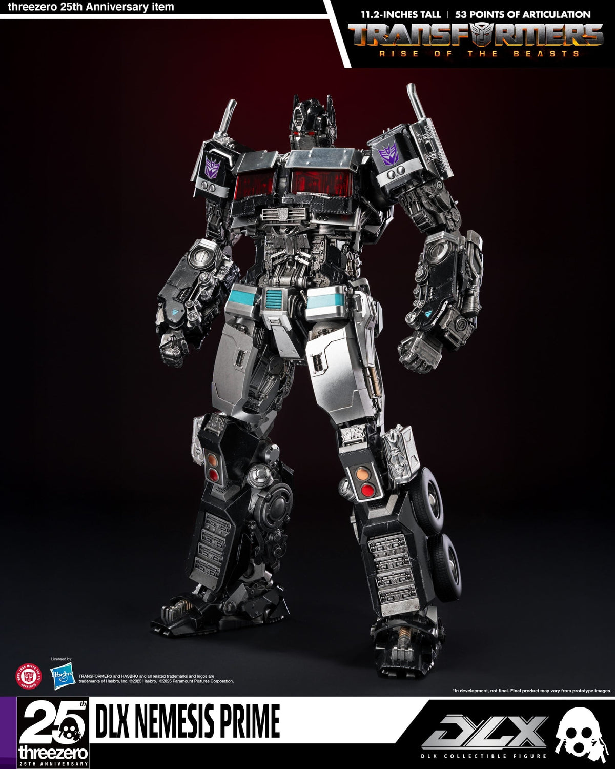 ThreeZero Transformers: Rise of the Beasts Nemesis Prime DLX Action Figure product image 3, provided for visual reference