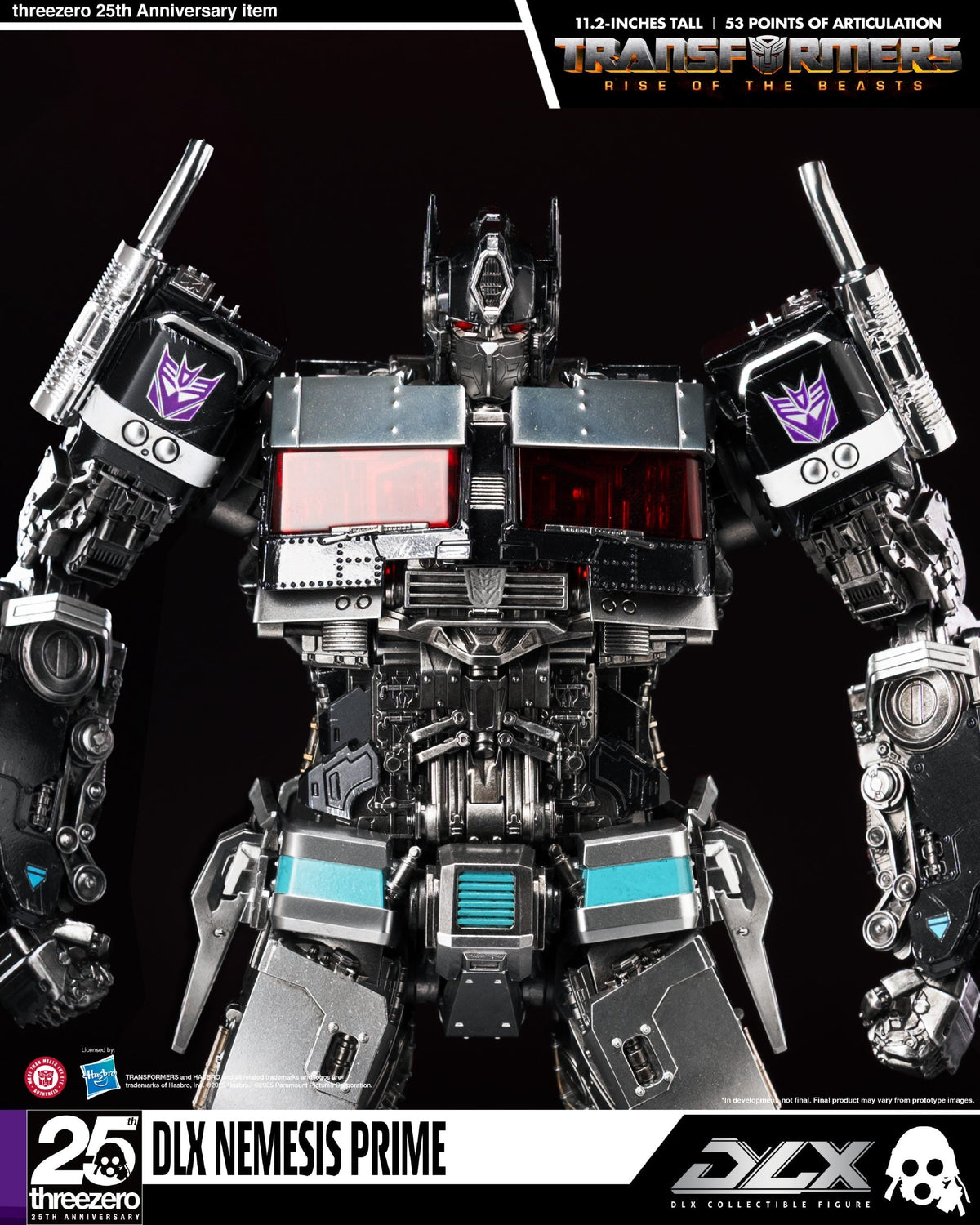 ThreeZero Transformers: Rise of the Beasts Nemesis Prime DLX Action Figure product image 14, provided for visual reference