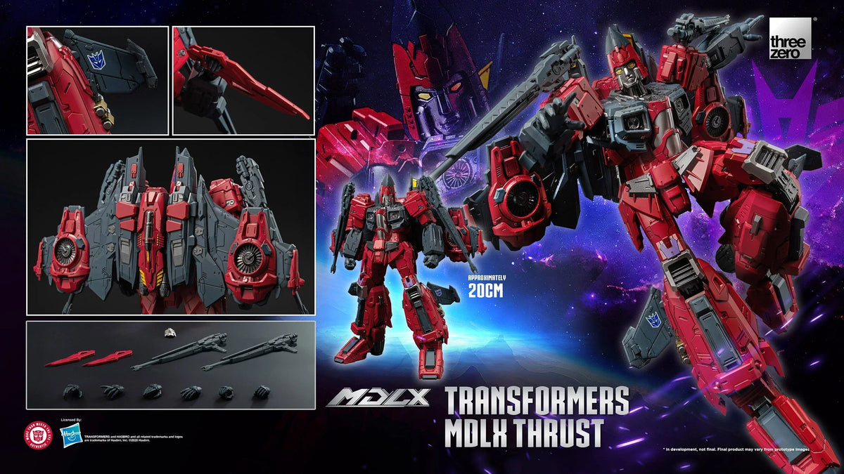 ThreeZero MDLX Transformers Thrust Action Figure product image 7, provided for visual reference and product detail review