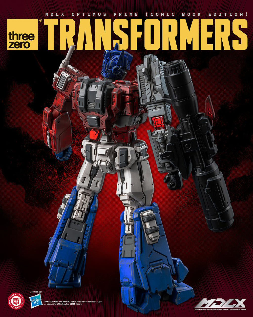ThreeZero MDLX Transformers Optimus Prime (Comic Book Edition) Action Figure product image 3, provided for visual reference