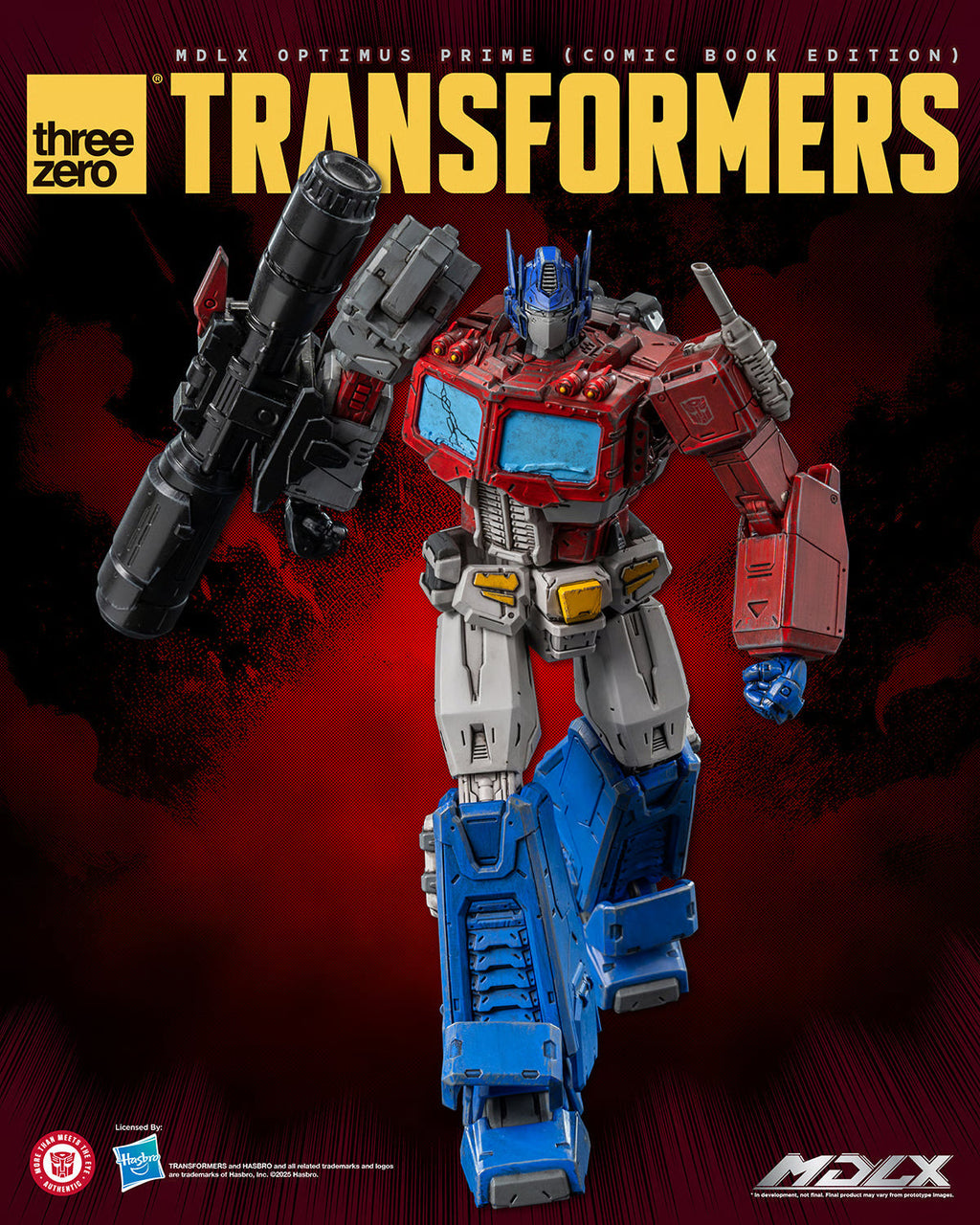 ThreeZero MDLX Transformers Optimus Prime (Comic Book Edition) Action Figure product image 4, provided for visual reference