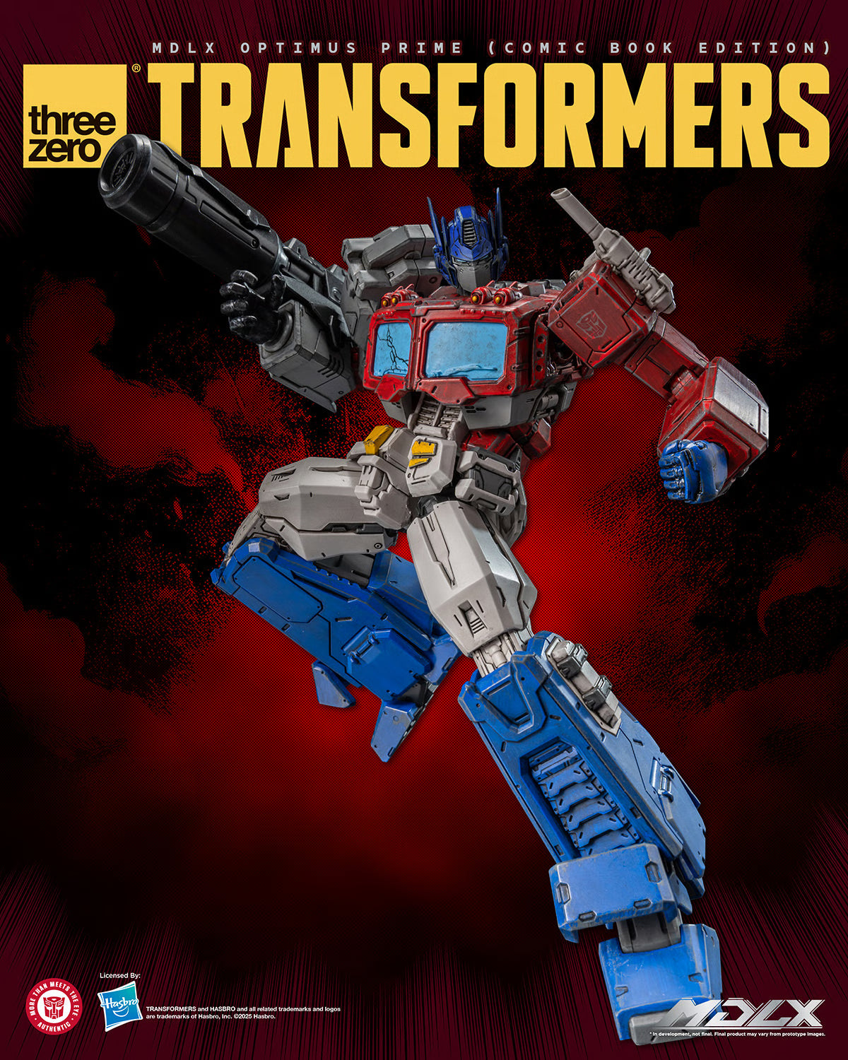 ThreeZero MDLX Transformers Optimus Prime (Comic Book Edition) Action Figure product image 5, provided for visual reference