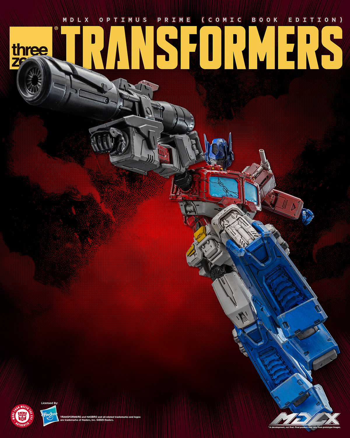 ThreeZero MDLX Transformers Optimus Prime (Comic Book Edition) Action Figure product image 6, provided for visual reference