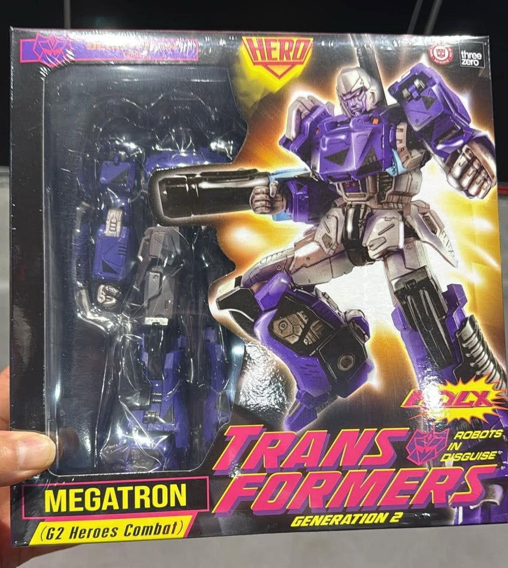 SDCC 2026 ThreeZero Transformers G2 Heroes Combat Megatron MDLX Action Figure Exclusive product image 2, provided for visual