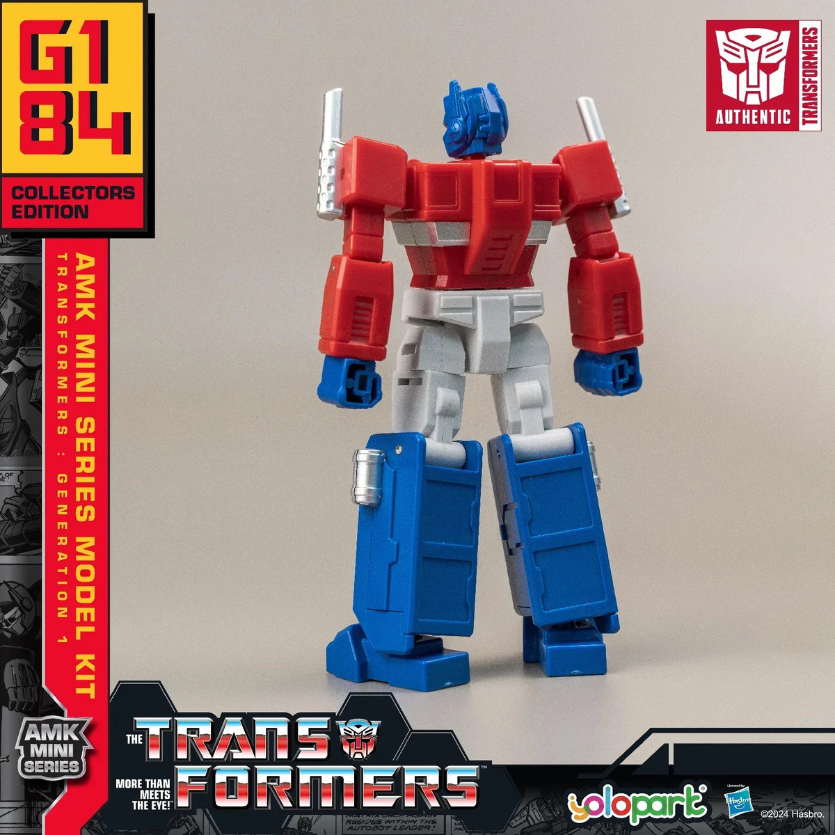 Yolopark Transformers AMK Mini G1 Optimus Prime Model Kit product image 3, provided for visual reference and product detail