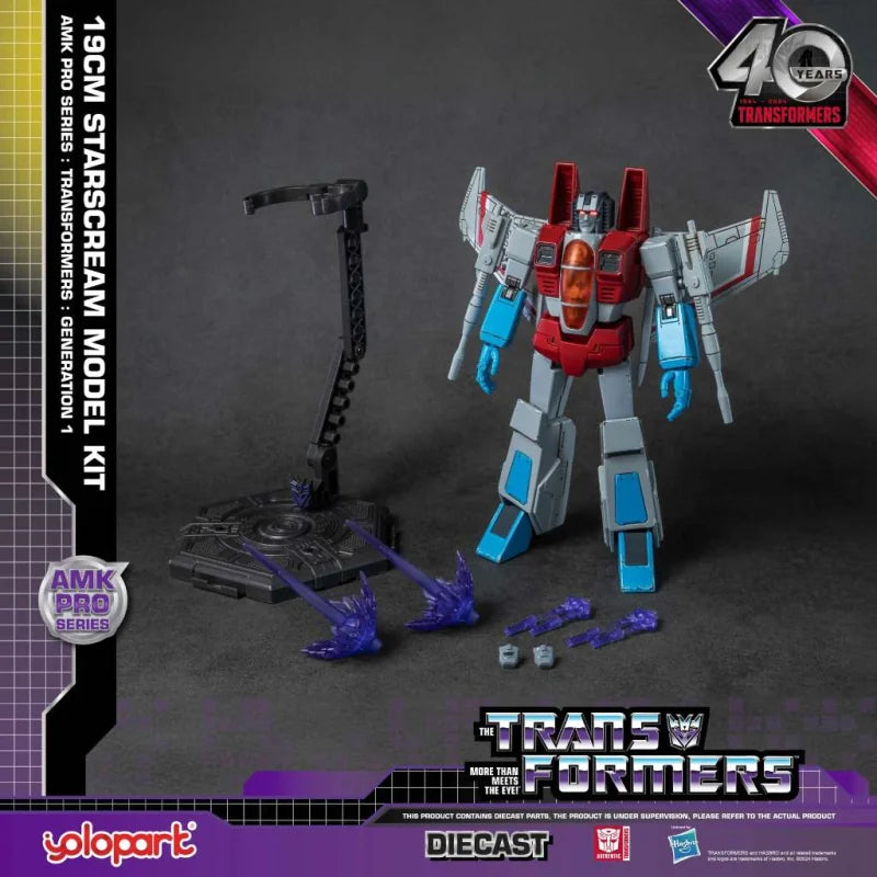 Yolopark Transformers AMK Pro Series Starscream Model Kit product image 2, provided for visual reference and product detail