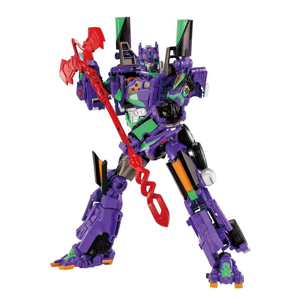Takara Tomy Transformers x Evangelion Synergenex Series Evangelion Prime Unit-01 Action Figure product image 4, provided for