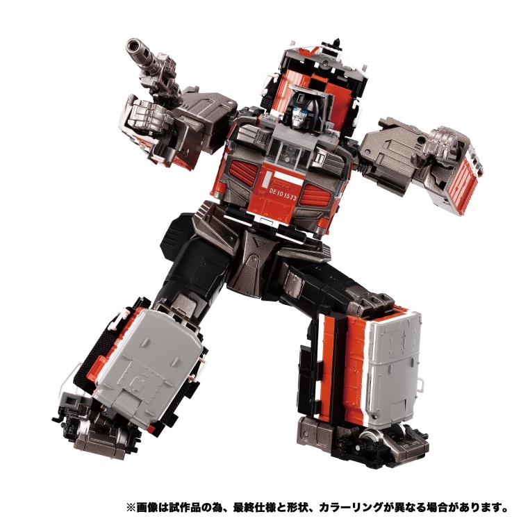 Transformers Masterpiece G MPG-06 Trainbot Kaen Heavy Maneuver Fighter (Raiden Combiner) Action Figure product image 1,