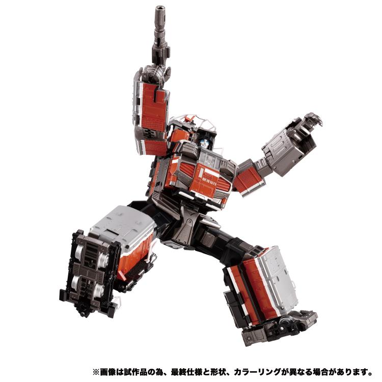 Transformers Masterpiece G MPG-06 Trainbot Kaen Heavy Maneuver Fighter (Raiden Combiner) Action Figure product image 4,