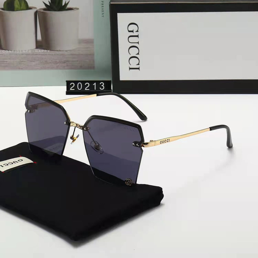2022 New Ladies Fashion Classic Half Rim Sunglasses product image 6, provided for visual reference and product detail review