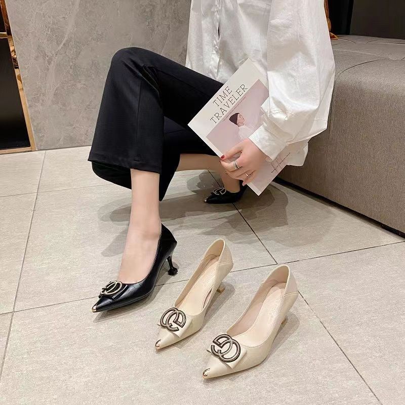 2023 GC Retro pointed toe high heels product image 7, provided for visual reference and product detail review