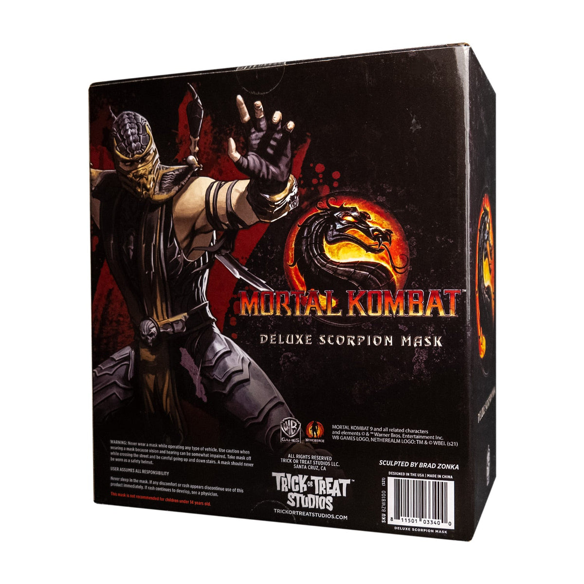Mortal Kombat - Scorpion Mask product image 5, provided for visual reference and product detail review