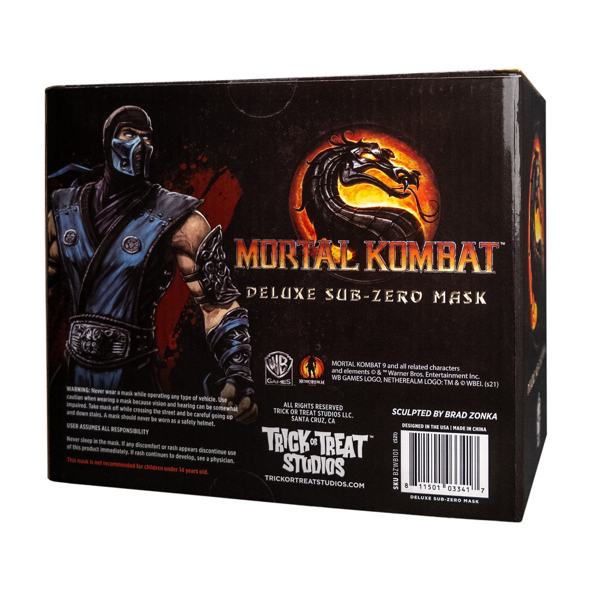 Mortal Kombat - Sub-Zero Mask product image 5, provided for visual reference and product detail review