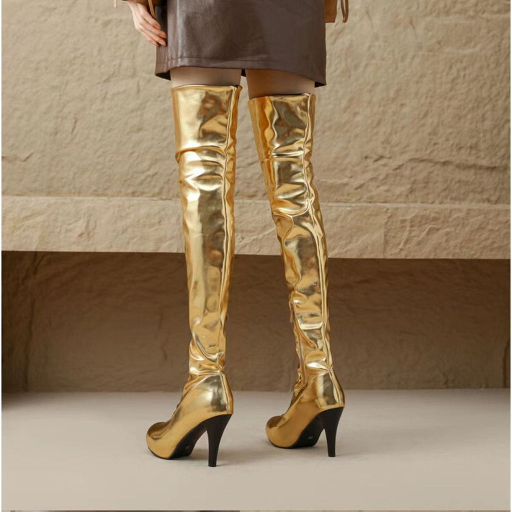 New Fashion Pointed sexy High Heel Long boots product image 3, provided for visual reference and product detail review