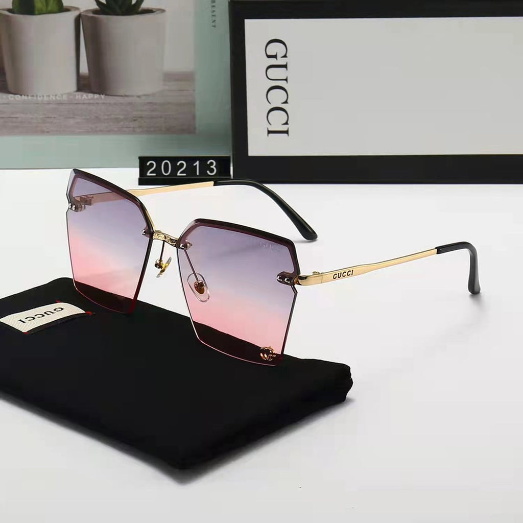 2022 New Ladies Fashion Classic Half Rim Sunglasses product image 3, provided for visual reference and product detail review