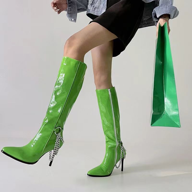 New Fashion Pointed sexy High Heel Long boots product image 2, provided for visual reference and product detail review